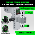 Adjustable Drop Hitch (2" Receivers)