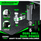 Adjustable Drop Hitch (2" Receivers)